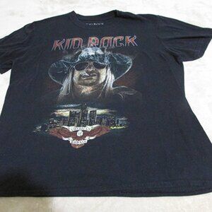 Kid Rock American Badass 2021 USA Tour T-shirt Size Large  (B)